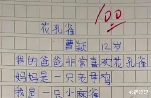 语文|小学生作文“花孔雀”走红，句句戳中泪点，老师：可怜的孩子