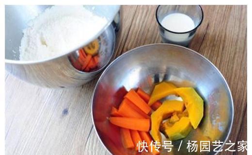 面粉|1根胡萝卜，半碗面粉，锅里一蒸，出锅松软香甜，一盆不够吃