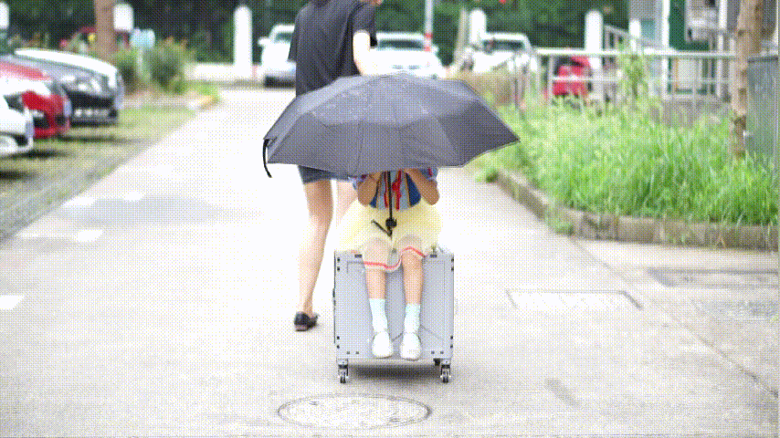 fixnow|Fixnow一体式折叠收纳拉杆箱,储物运货小能手