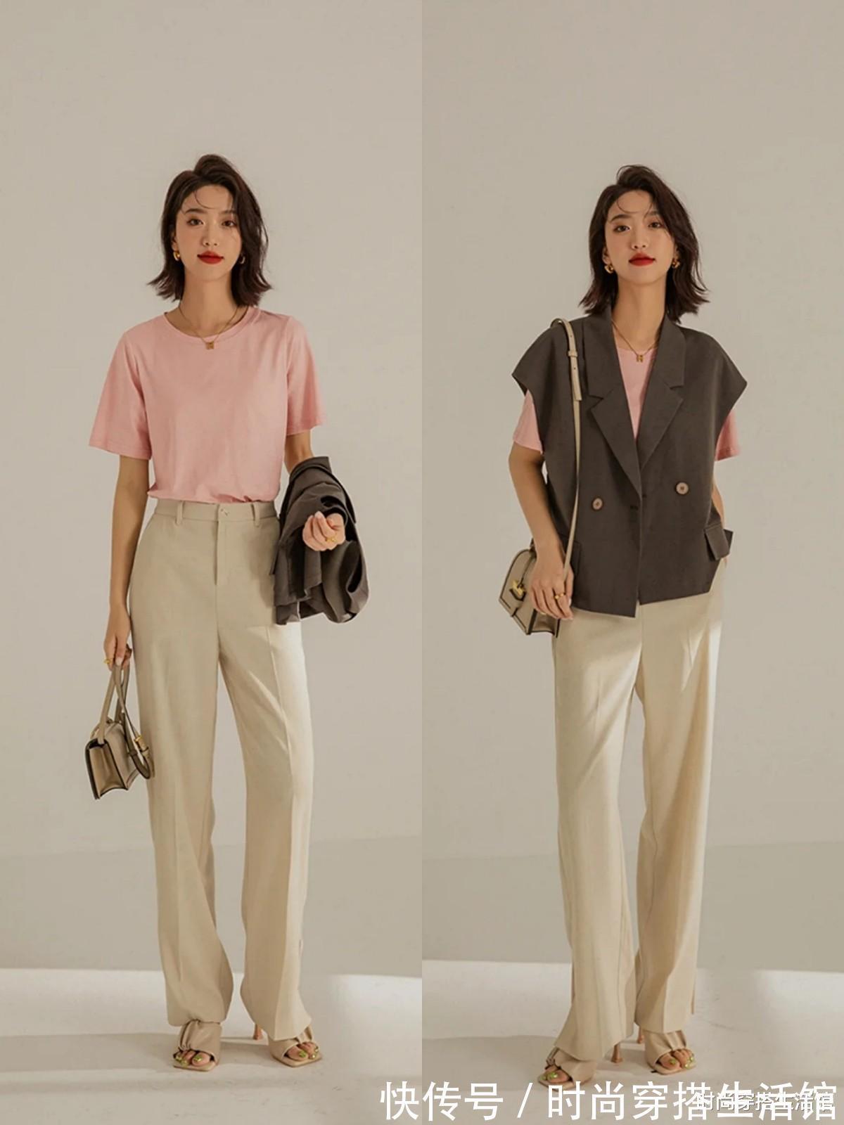 搭配|夏季搭配没有灵感不要急!清爽又时髦的轻熟风穿搭示范,值得收藏