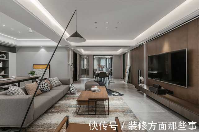 艺术画|140平四房改两房现代风设计,在删繁就简中呈现出诗意的空灵