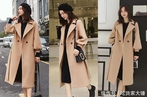 搭配|大衣搭配短靴or平底鞋,2019年最流行的穿搭,谁穿谁时髦