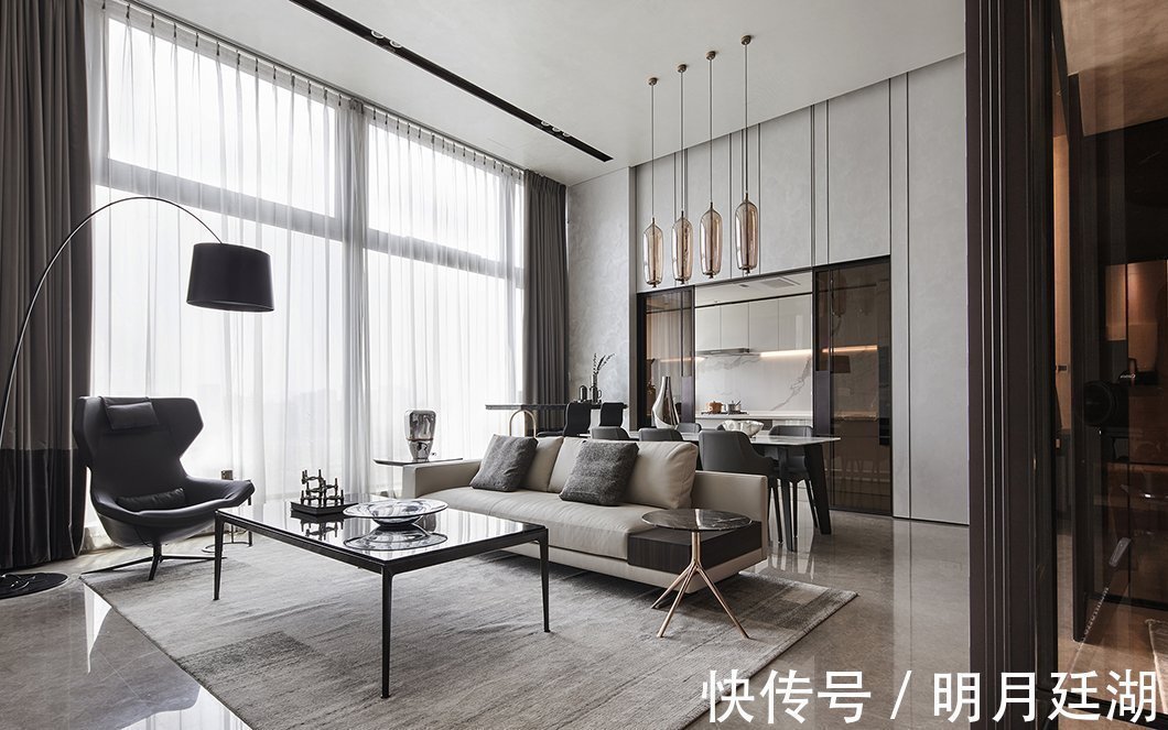 藏有露|200平的空间设计,简约却不简单,满满的细节,这样装才阔气