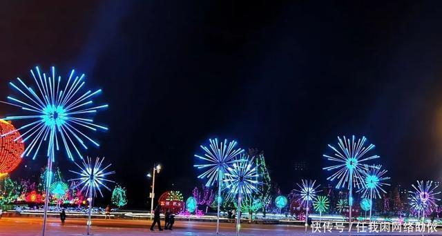 老年|朔州的春节彩灯亮起来了