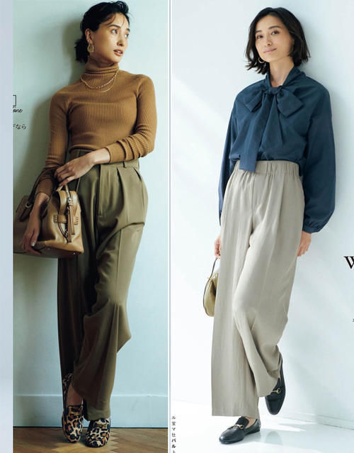 穿阔腿裤别老是配高跟鞋，搭配这4种鞋子也超好看，舒适又显高