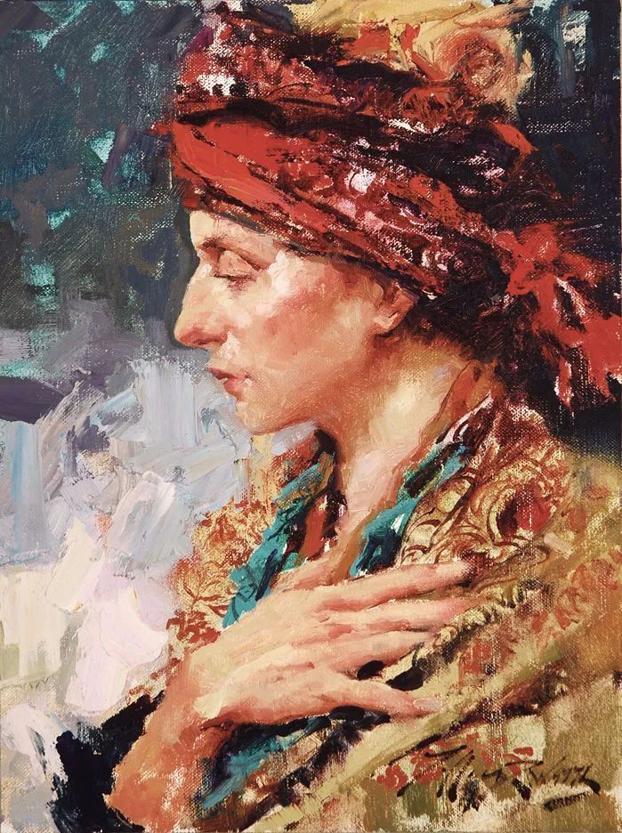 jeffrey|他的油画笔触粗犷又细腻，透着一种不可言说的美