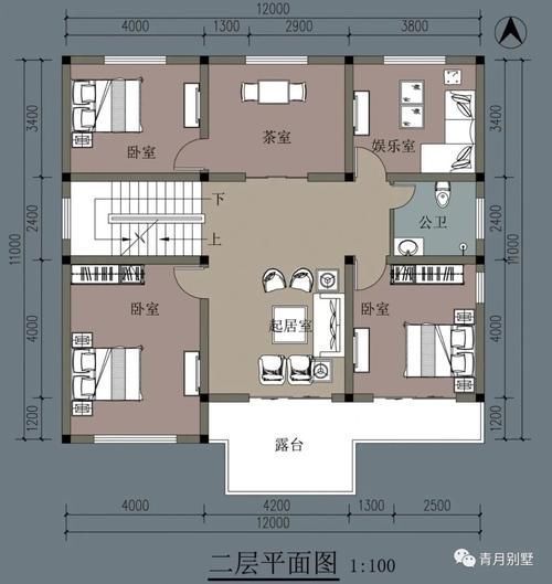 乡村|12×11米二层乡村小别墅,简洁实用又便宜,回乡给妈妈建一栋