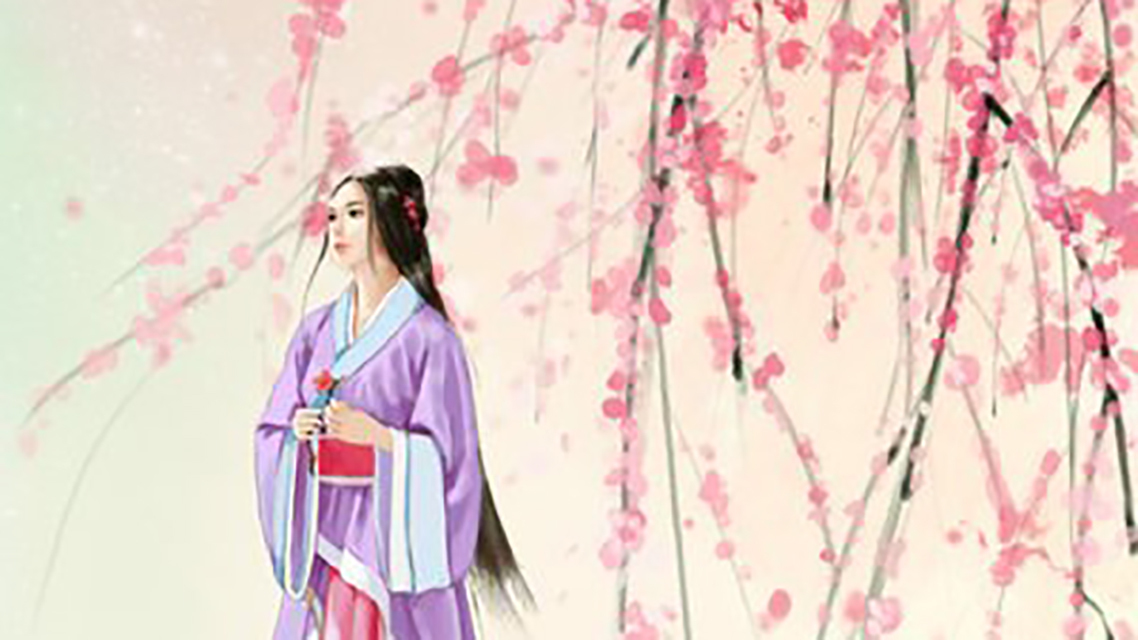 参差荇菜!“落花落,落花纷漠漠”,王勃的这首《落花落》也太美了吧