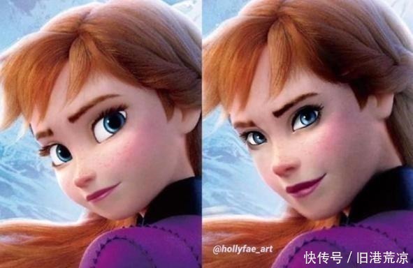 原作|当迪士尼公主变成真人画风,爱丽儿变成熟,艾莎女王我不能接受
