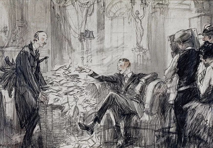 上流社会@美国最伟大的插画家,记录了上流社会的男男女女纸醉金迷的情景