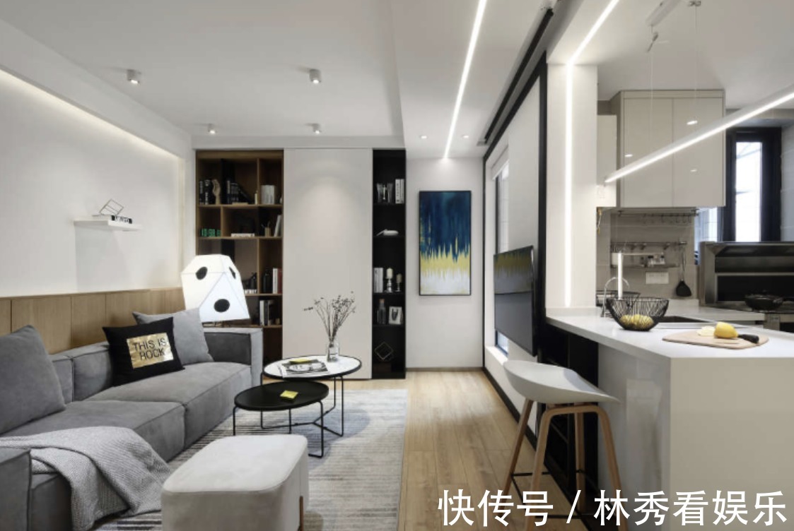 沙发|小户型如何设计更实用学他家这么装,效果大气实用性倍增
