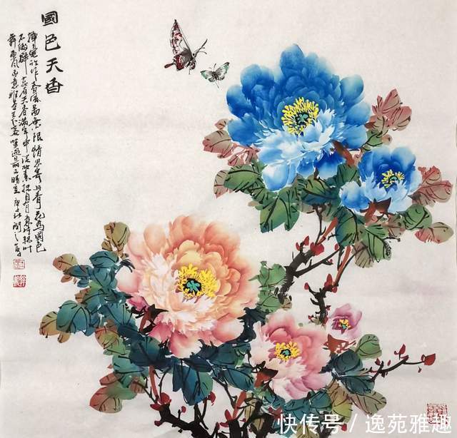 【画作欣赏】心中牡丹开,处处是暖阳,画家王润之作品欣赏