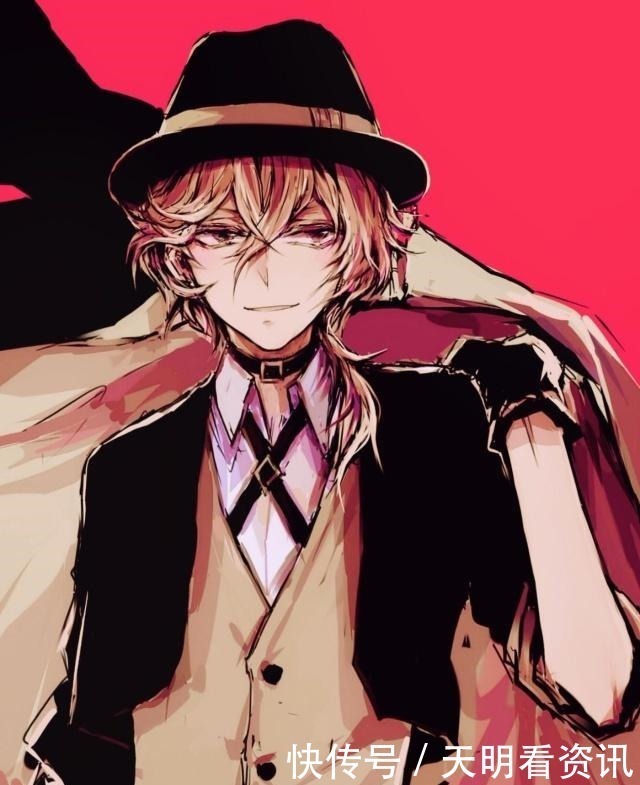 文豪野犬太宰治和中原中也之间表面针锋相对,实则暗里调情