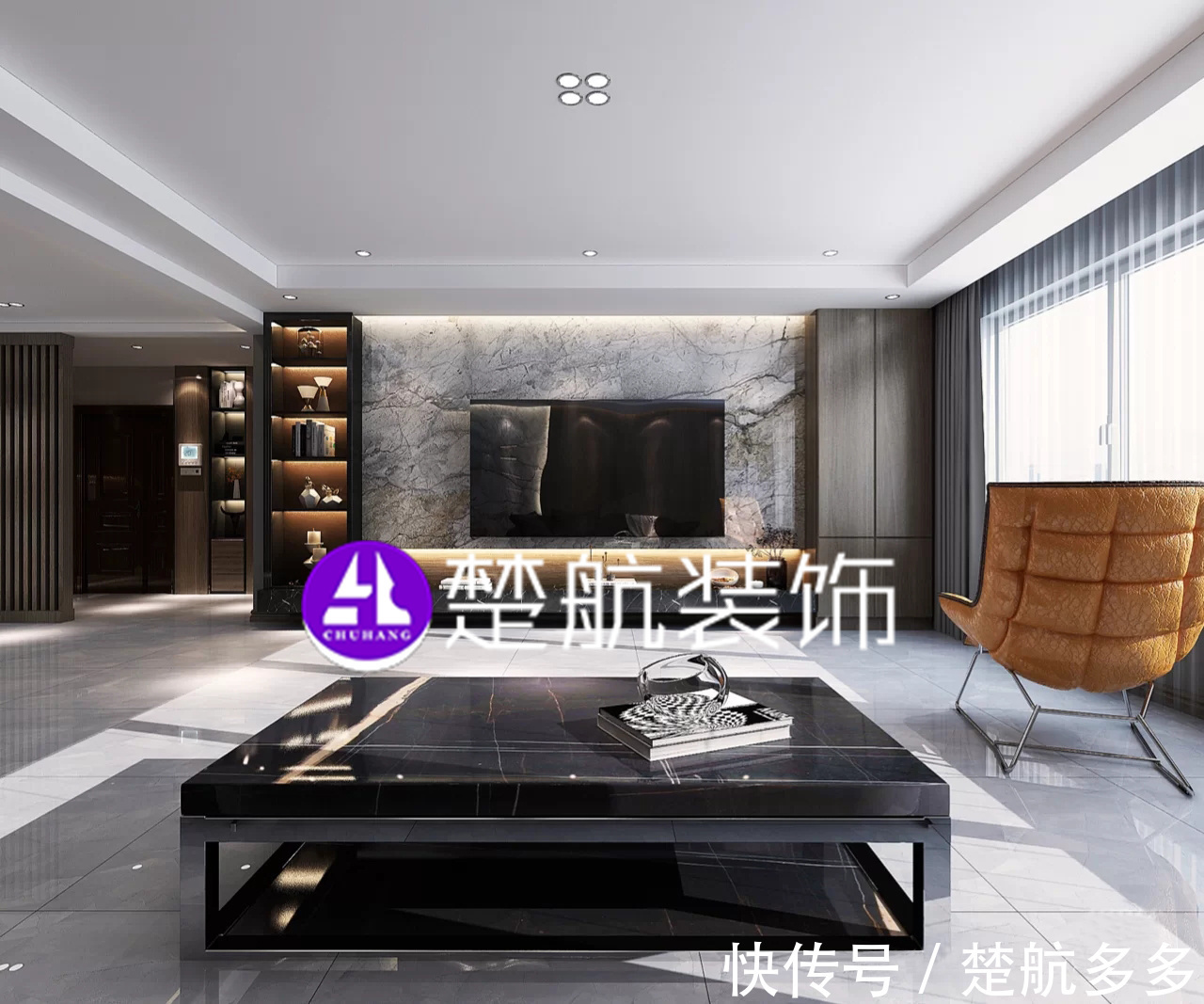 装修|辽宁营口柏世樱溪143平现代风格装修效果图