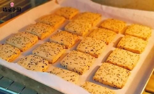 教你做越嚼越香的花生黑芝麻饼干,不用添加剂,放一周都不坏