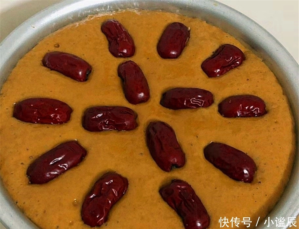 红糖发糕最好吃的做法,手不沾面,搅一搅,香甜蓬松