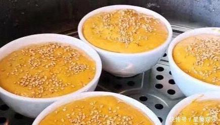 孩子|早餐不吃馒头了，简单一搅，手不沾面，做孩子爱吃的发糕，太好吃