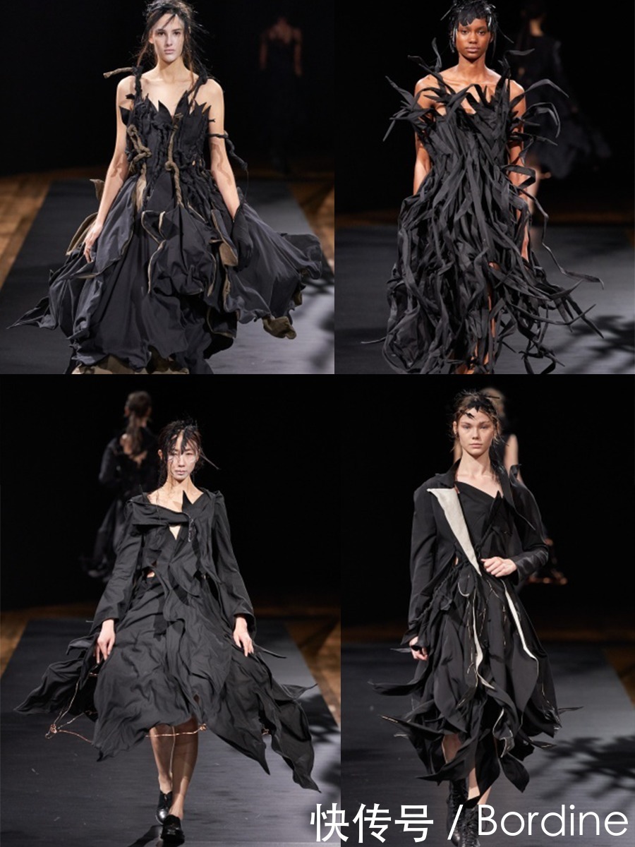 Yohji Yamamoto(山本耀司)2021春夏,层次很丰富,时尚的解构设计