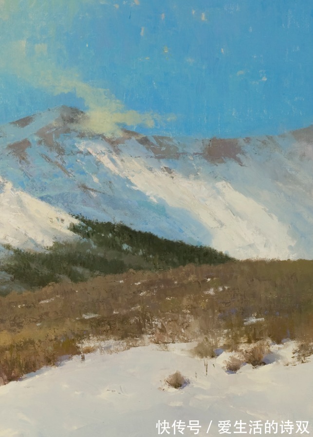 卢伯克$大卫·格里芬的风景油画高清图，放大看，更迷人