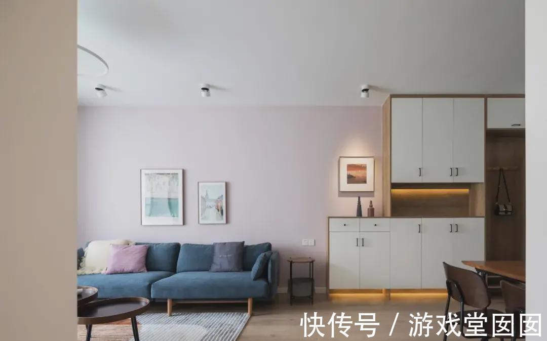 薄荷绿|92㎡浪漫北欧风装修,温暖好色,超实在的一房多用