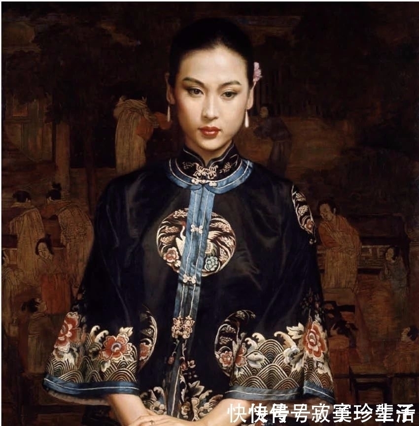 陈逸飞$也只有他的油画,能将传统东方女性的美表现得淋漓尽致