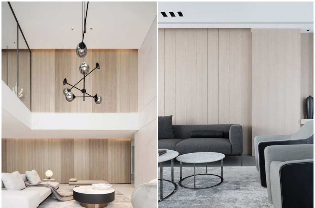 墙面|再装修不做繁复造型,把钱花在木饰面上,低调不过时,强调100遍