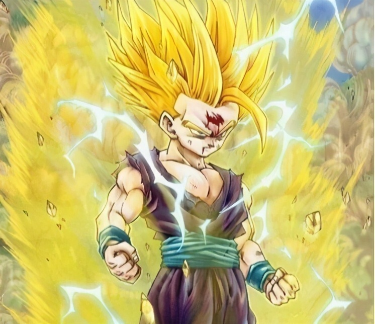 龙珠|龙珠:赛亚人没有了头发,变成超一和超二,要如何区分每种形态