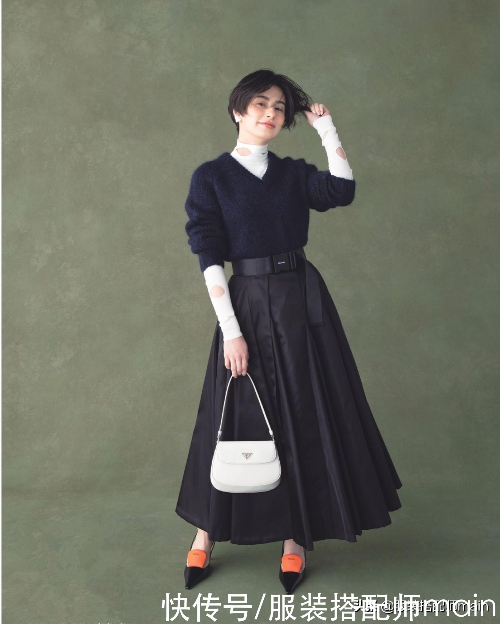 胯宽腿粗的女孩，试试这条“伞裙”，遮肉显瘦两不误