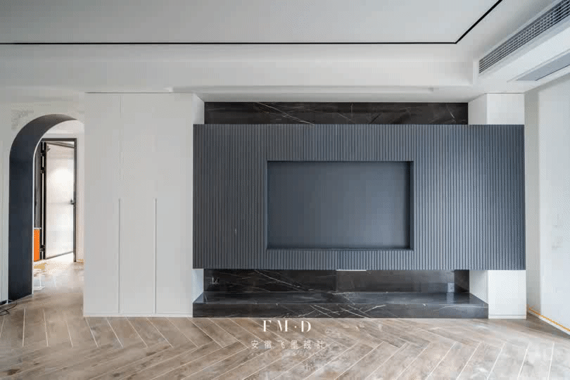 住宅|120㎡毛坯房硬装完工,是改善型住宅标杆,三代同堂一起居住刚好