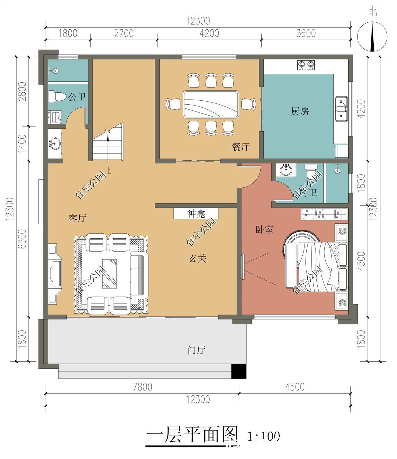 回农村给父母盖养老房,三兄弟各选了一套图纸,大家看看哪套好?
