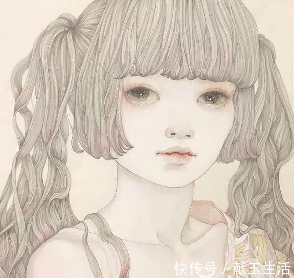 铅笔#她的铅笔插画,画出每个女孩的心声,美到让人陶醉~