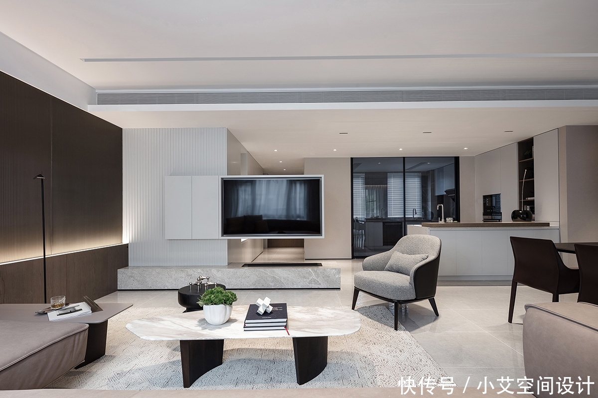软装|180平现代风格软装设计，打造湖畔精致生活