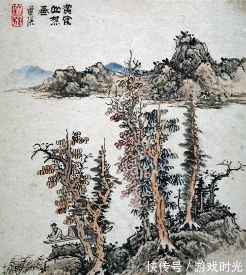 蓝瑛$山水画创作的基本功,跟蓝瑛学习画树