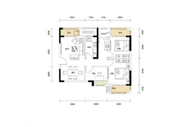 装修|95平简约风三居室,让古典与时尚进行了化学碰撞