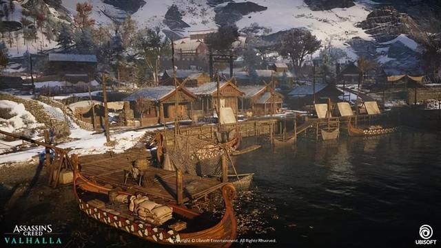 原画|《AC：英灵殿》海量概念原画、设计稿 一览中世纪美景