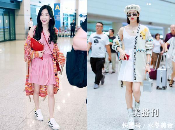 春季最佳搭配组合,针织开衫+裙装已上线,御寒仙美两不误