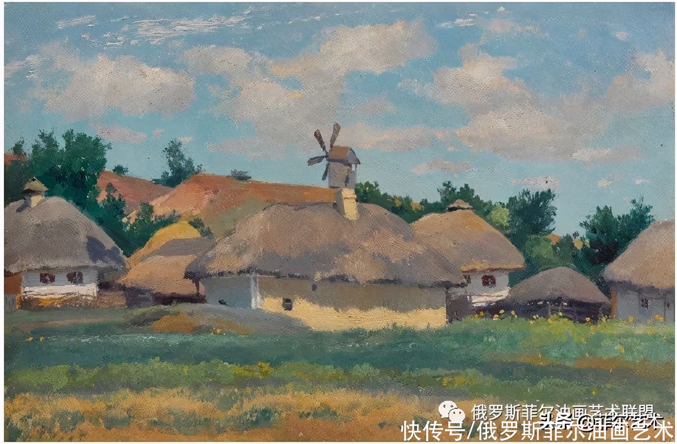 「经典作品」这风景油画是我的最爱！大气，磅礴，美醉了