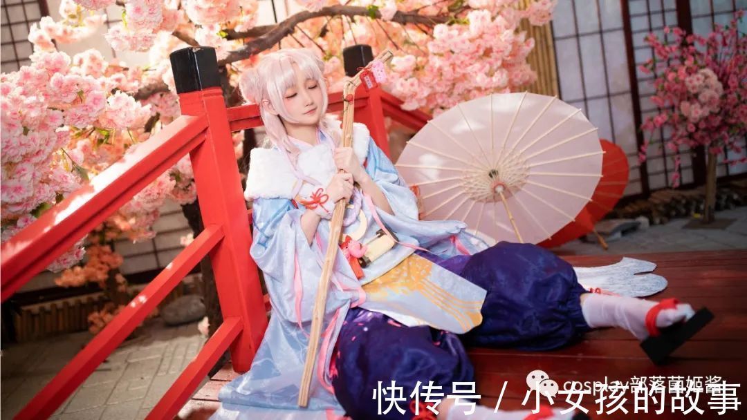 阴阳师|cos:阴阳师缘结神稚雪缱绻cos正片@鹤祈