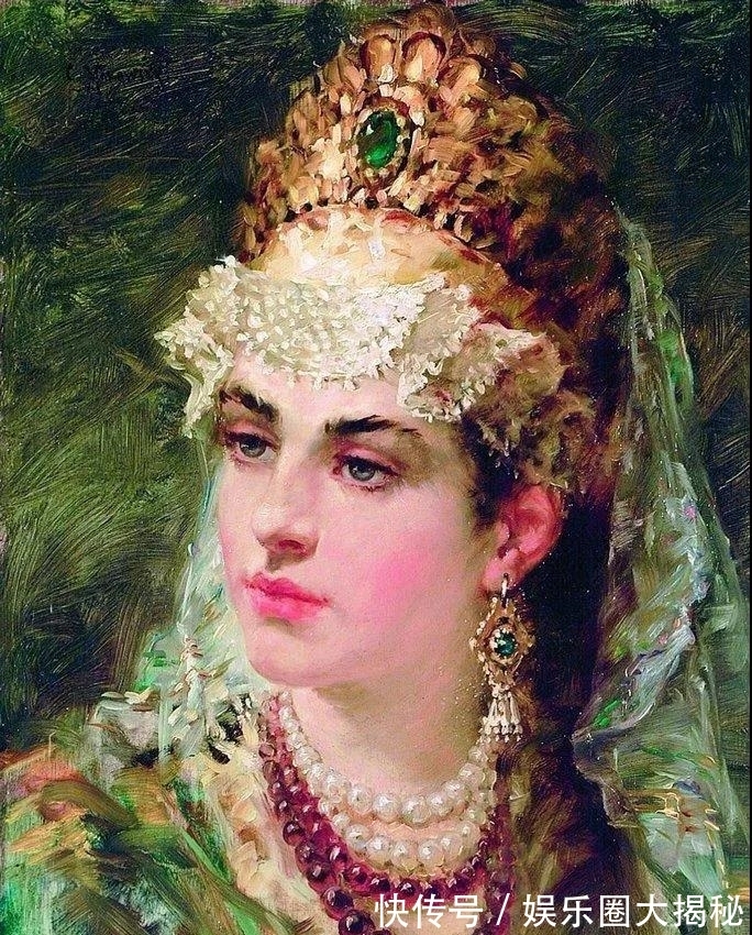 浪漫主义#他是俄罗斯绘画大师,巡回画派创始人之一,油画色彩亮丽甜美