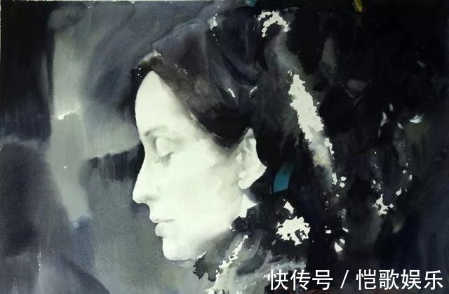 艺术家!水墨韵味,乌克兰艺术家斯拉瓦·普里切德水彩人物作品欣赏