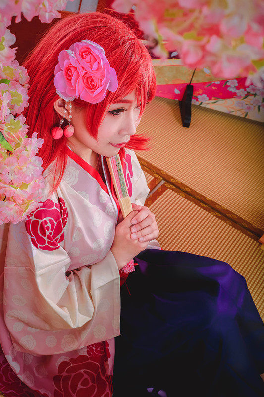 LOVELIVE!Maki同人和服cosplay