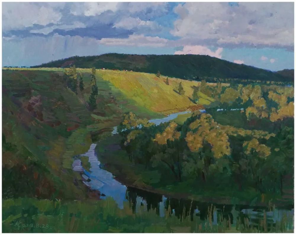  士生导师|大别山写生作品