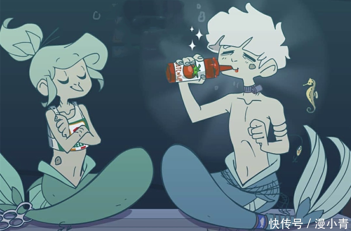 弟弟|西红柿到底有多好吃，小美人鱼和她的弟弟都被它迷倒了