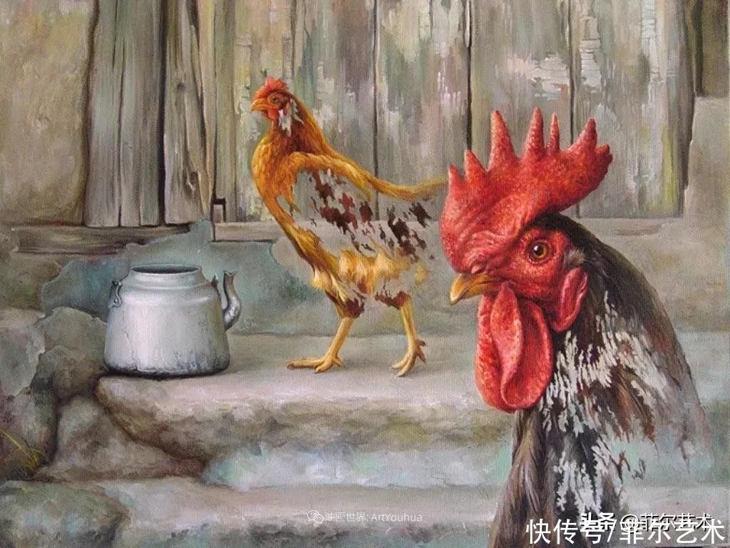 国立|女画家玛丽亚·伊利耶娃画笔下的美丽多彩的女性肖像和精美的花朵