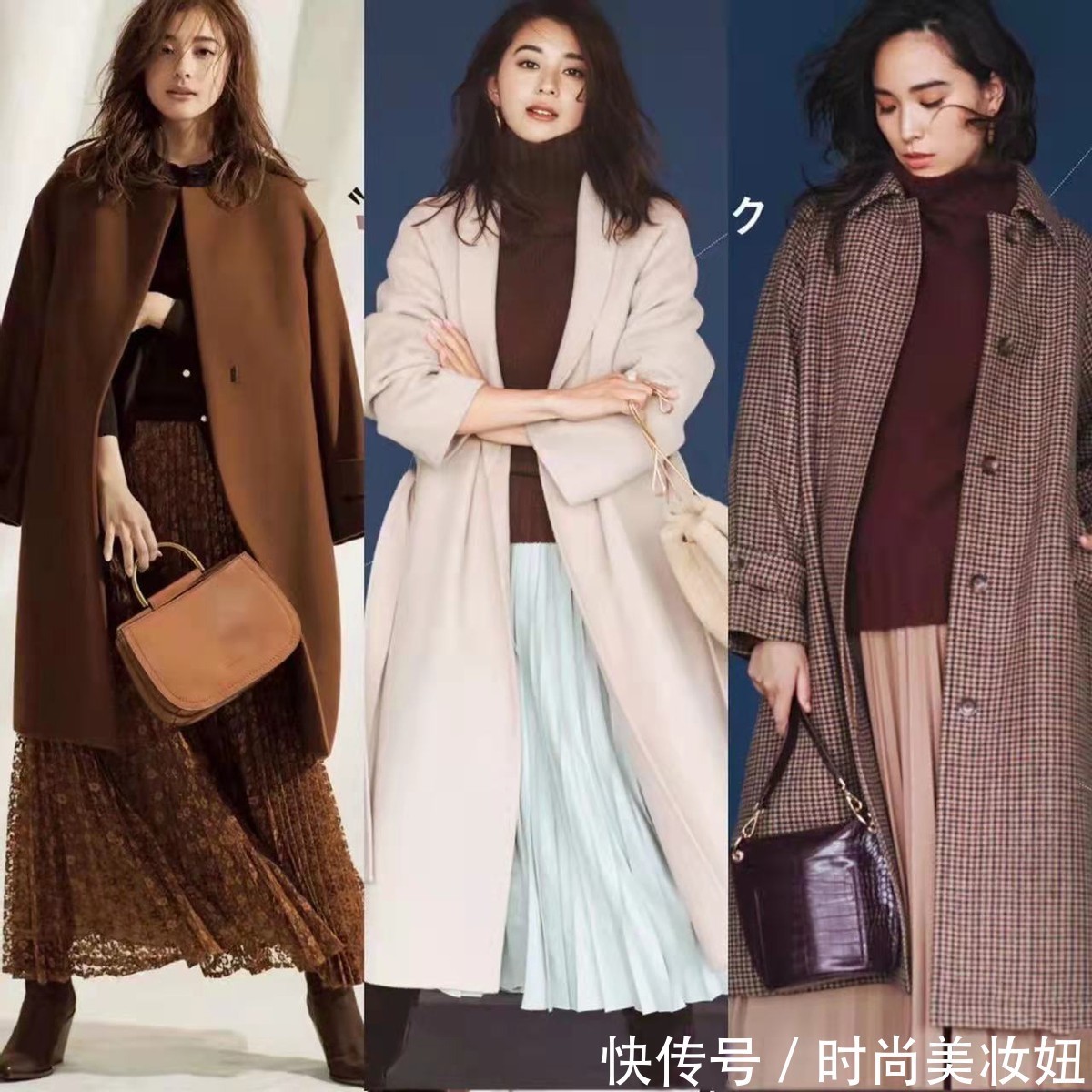 极简风|年过40岁的女人,穿大衣要干净高级,借鉴日系风穿搭,简约又时尚