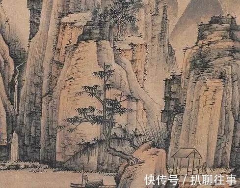 西岩松雪图@清初四大画僧笔下的意境山水,不只是养眼