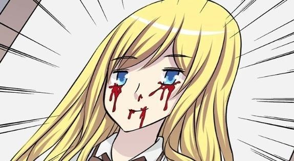 |搞笑漫画 直男给女神画像, 结果女神变成了女鬼