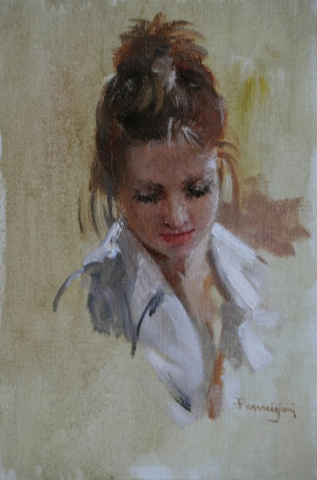 米兰|?意大利 阿尔多的油画,色彩很温暖,笔触很迷人!