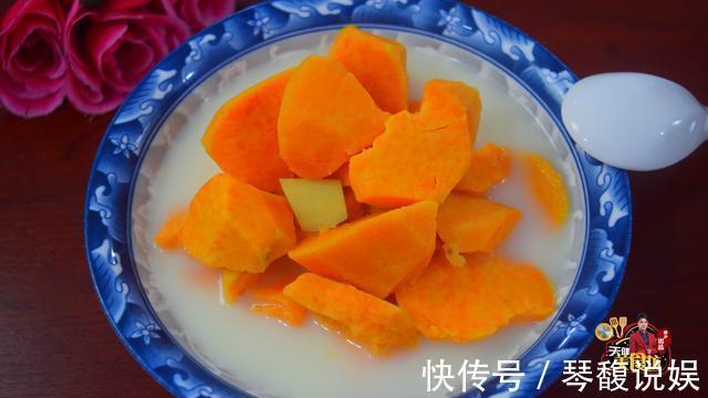 牛奶红薯汤最好吃的做法，简单美味又营养，看看你喜欢吃不