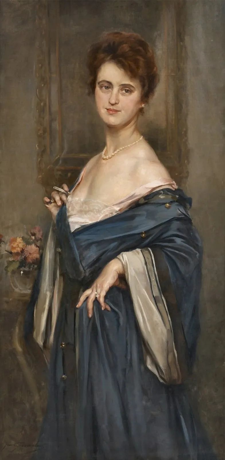 共济会@比利时艺术家古韦卢斯油画里的女子,有深度有内涵